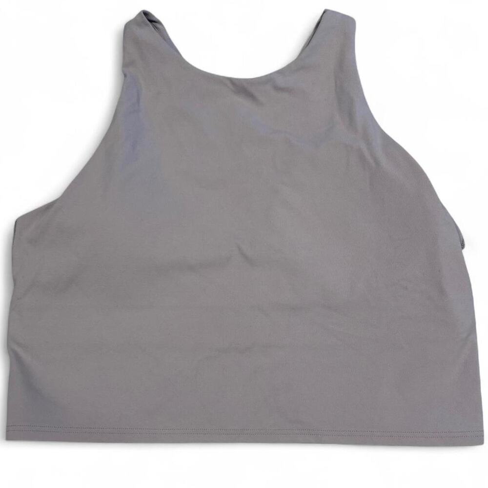 Athleta Conscious Crop Bra Tank Size S Muted Lilac